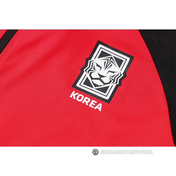 Chaqueta del Corea del Sur 22-23 Negro y Rojo